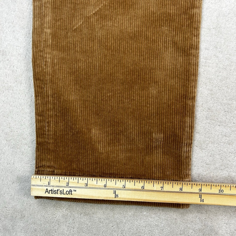 Polo Ralph Lauren Pants Men 38x30 Bedford Straight Fit Heavy Corduroy Brown Gold - Picture 5 of 10